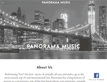 Tablet Screenshot of panoramamusic.com